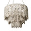 Round Wood Disk Chandelier