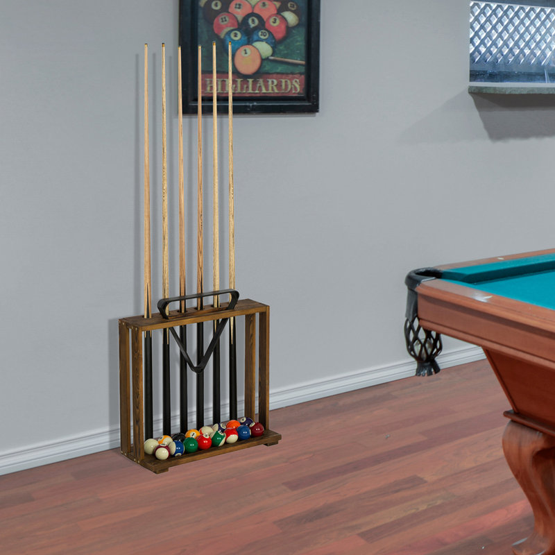 Billiard Wood Pool Cue Rack