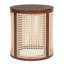 Table de chevet ronde contemporaine et moderne avec tiroir de rangement, table de bout de canapé avec tablette de rangement ouverte, table de chevet au design incurvé pour le salon et la chambre à coucher, assemblage facile, kaki-237618098