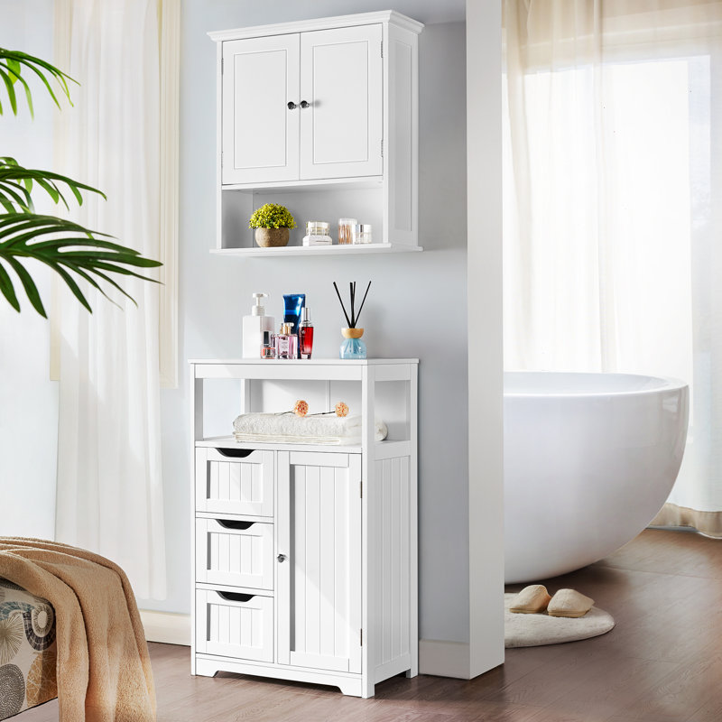 Bathroom Cabinet, White