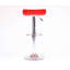 Ensemble de 2 tabourets pivotants réglables contemporains à suspension pneumatique avec siège-814200374