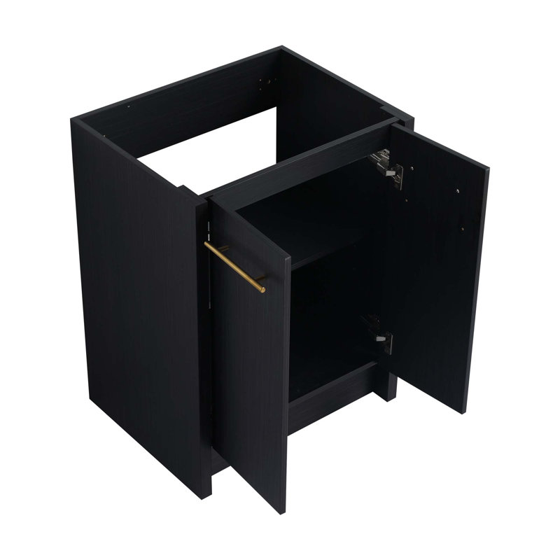 Meuble-lavabo autoportant, sans lavabo supérieur