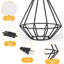 Ensemble de lampe de table 15,28 "noir