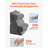 Orthopedic Bed Wedge Pillow 4 Pcs Adjustable for Back Leg Neck Sleep GERD