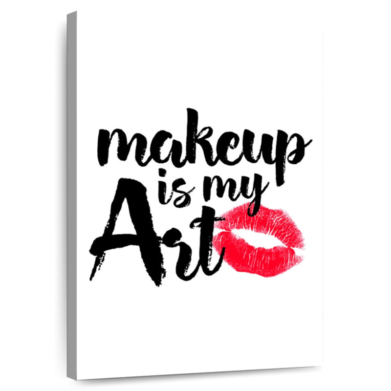 Maquillage de Shuttleworth est mon art, H 12 po x l 8 po