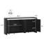 Buffet 66 po avec rangement ébène
