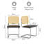 Bridgewater Cantilever Dining Chairs 2 Set