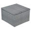 Lit de jour d'extérieur rectangulaire en osier avec coussins Xanthe-1253568790