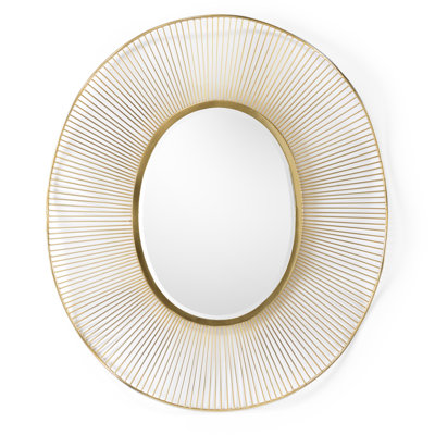 Luton Metal Oval Wall Mirror