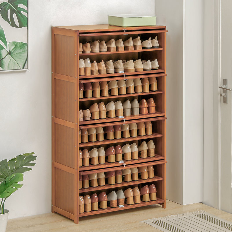 Armoire de rangement pour chaussures 8 niveaux et 36 paires