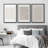 Geometric Subtle Abstract Modern Minimalist Neutral Home Decor - Framed Canvas Print Wall Art Work-119018295-73380199