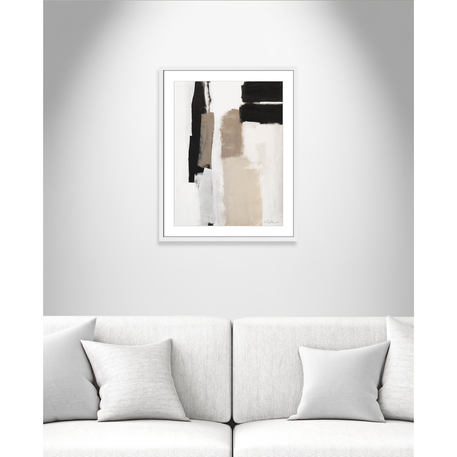 Giverny Earth Scapes II by  Print, Yes, 29.5" H x 23.5" W x 2" D, White Single Picture Frame