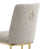 Grey Seat/ Gold Frame