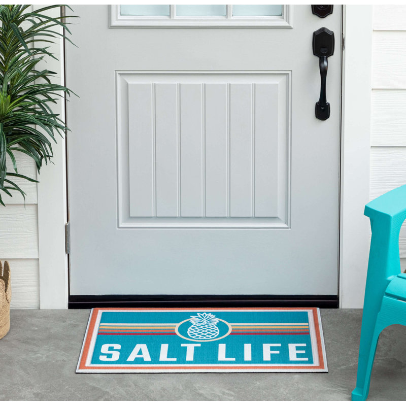 Tapis d'extérieur en caoutchouc recyclé Salt Life