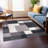Akieba Geometric Tufted Gray/Black/Ivory Non-Slip Rubberback Area Rug-1531282944