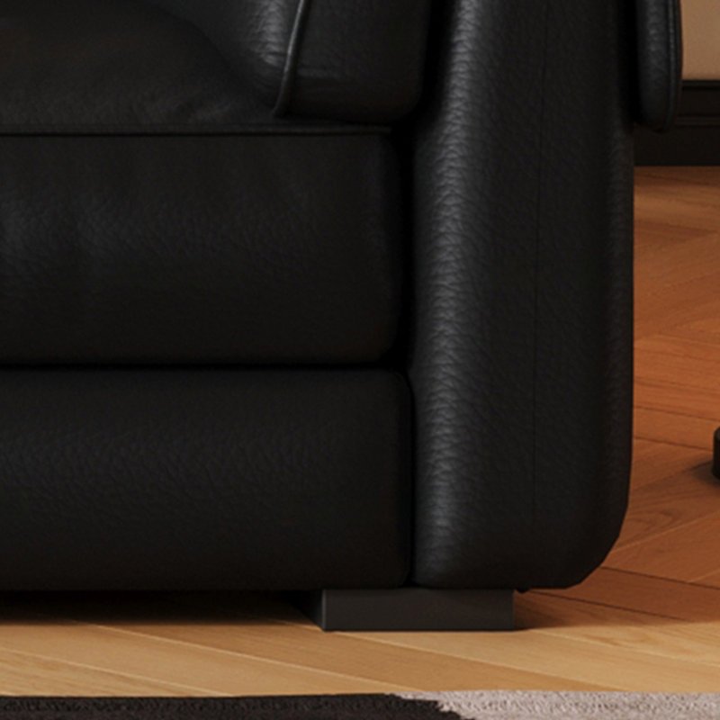 Canapé moderne et simple à lumière droite de luxe, H 32,28 po x l 122 po x P 38,18 po, 4