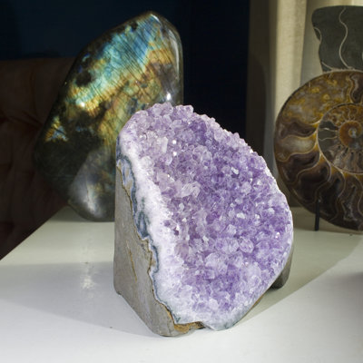 Sparkling Cut Base Amethyst Geode - Brazil