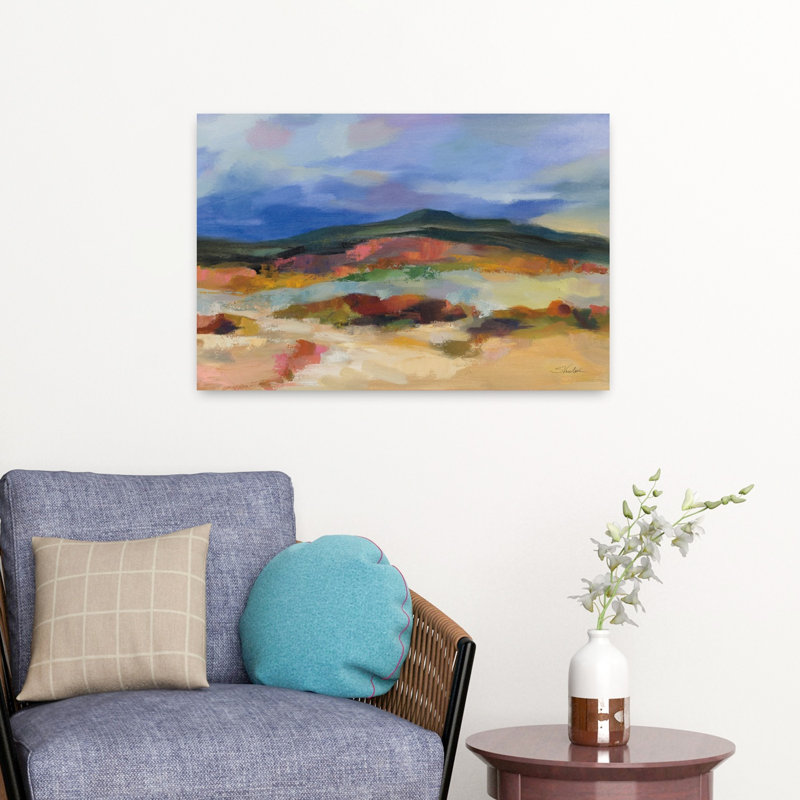 Art contemporain, paysage contemporain abstrait, art naturel, H 16 po x l 24 po