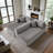 Boneless Modular Corduroy L-Shaped Sectional Sofa with Minimalist Design-1941017774