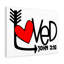 Loved John 3:16 1 Piece Wrapped Canvas Wall Art-364565393