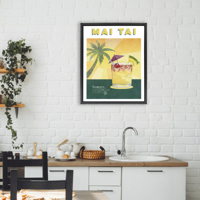 Cadre flottant tropical Tropical Recipe, conçu par Brett Blumenthal