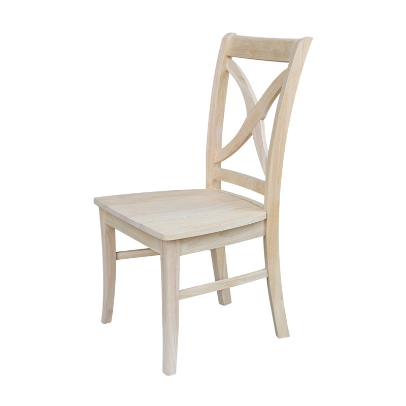 Chaise en bois massif Sardinia, Non fini