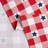 MARTHA STEWART Americana Star Gingham Plaid Tablecloth, Single Pack, Red/White/Blue