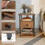 40cm W Metal Bedside Table