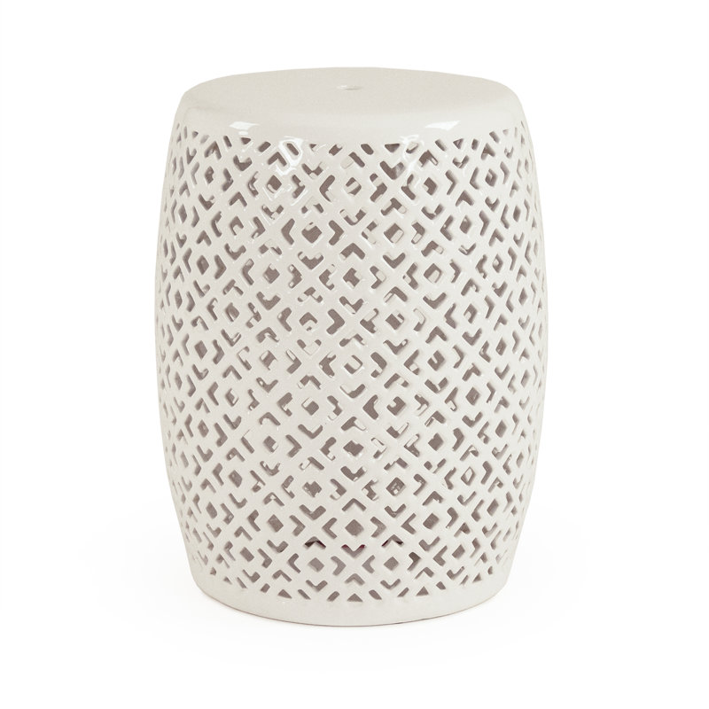 Haleemah Ceramic Accent Stool