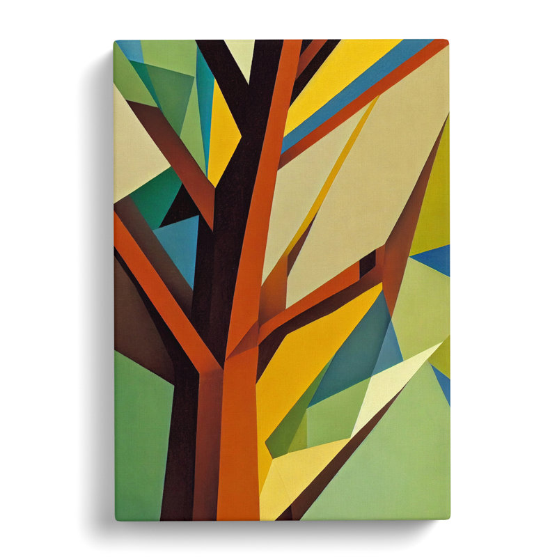 Tree Abstract Block Vol.5 - Wrapped Canvas, 60cm H x 40cm W x 3cm D