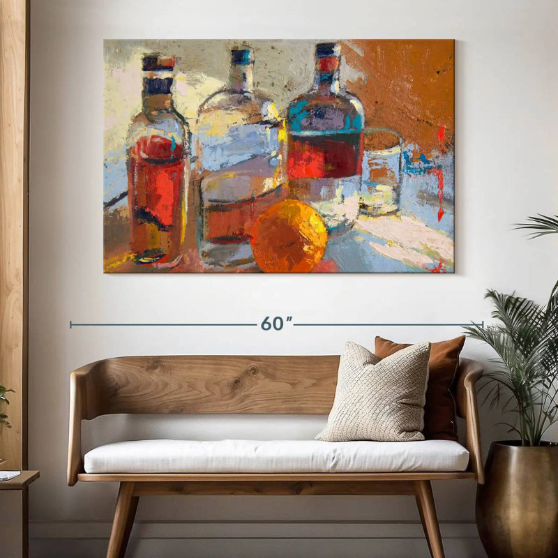 Yarlin Bourbon Lvâ orange, H 34 po x l 51 po