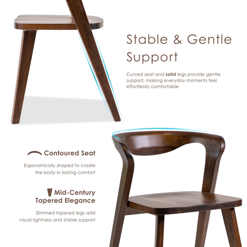 Rozella Solid Wood Dining Side Chair