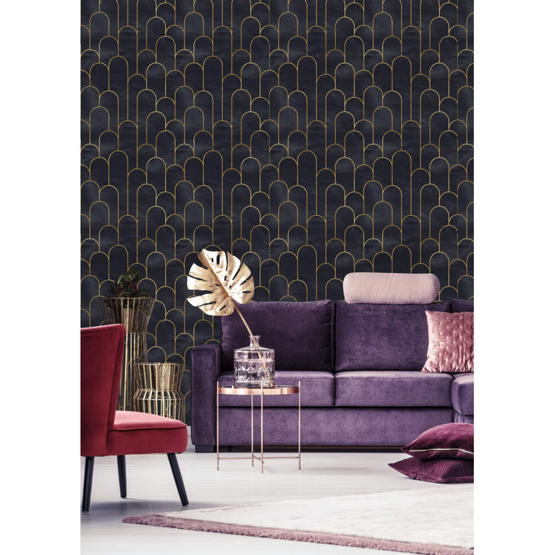 Rouleau de papier peint Laurena, L 10,42 po x l 25 po