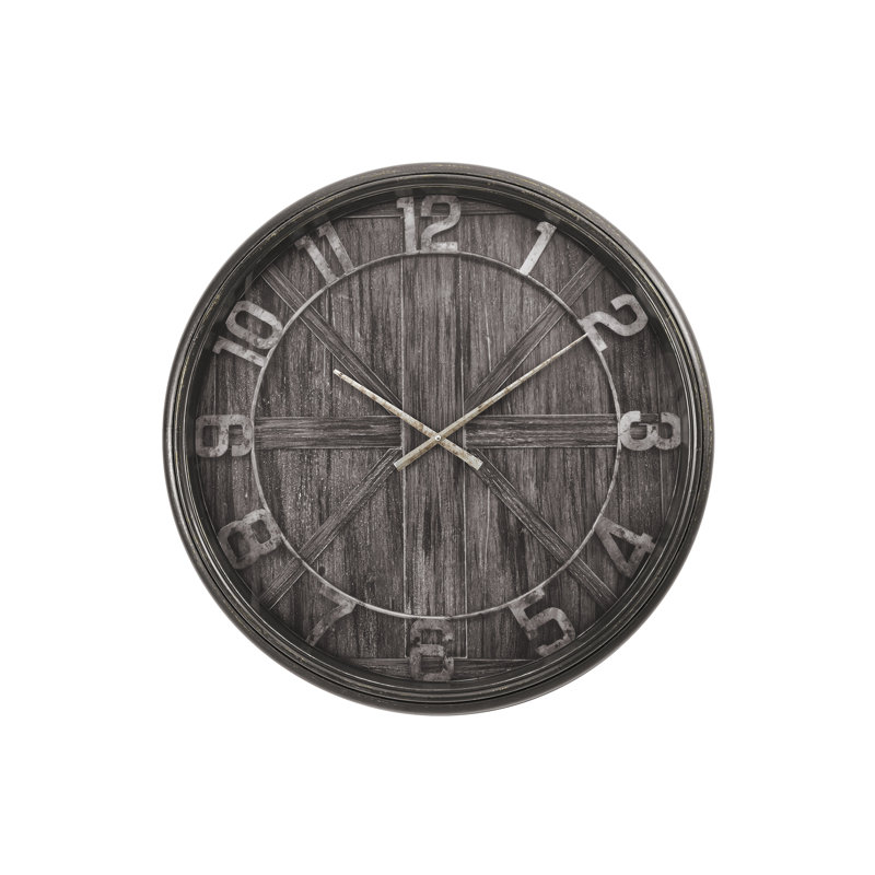 Horloge ronde, grande horloge murale surdimensionnée