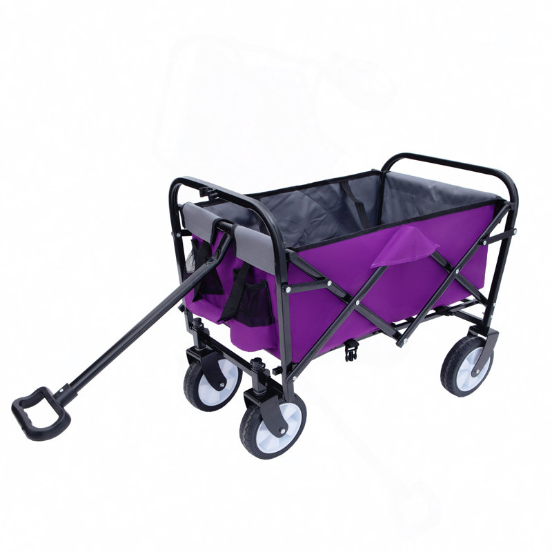 Chariot pliable avec chariot à sangles Minimeetall, Mauve
