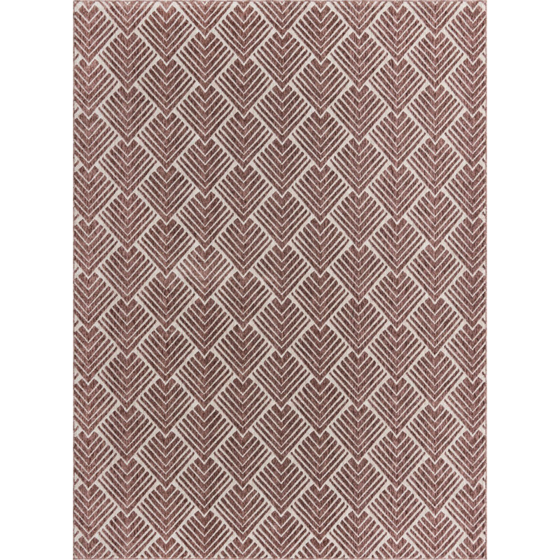Abstract Indoor Rug, Rectangle 7'10" x 10'