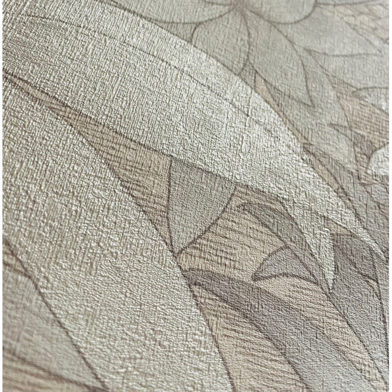 Papier peint blanc Allure Jungle, Blanc