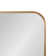 Anacleta Radius Rectangle Framed Wall Mirror
