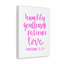 Humility Gentleness Patience Love Ephesians 4:2 - Wrapped Canvas Print-1674316767