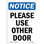 Heavy Duty Parking Sign