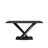 70.87"Modern artificial stone Pandora white curved black metal leg dining table-can accommodate 6-8 people-953352456-948996410