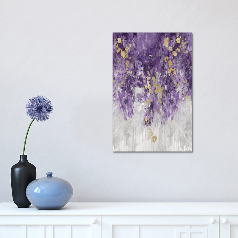 « Cascade Purple » par Nikki Robbins-impression, Toile tendue, H 18 po x l 12 po x 1,5 po