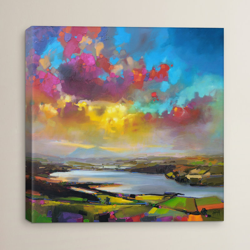 "struie hill dornoch" par scott naismith, reproduction d’art sur toile tendue, H 12 po x l 12 po x P 0,75 po