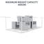 Support pour plafond réglable en acier l 72 po Maryorie-1900081280-1907715243