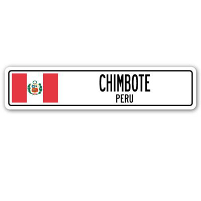 Plaque de rue Booher Chimbote, Pérou