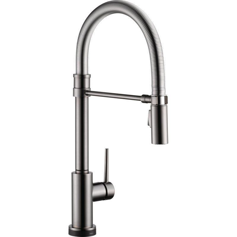 Trinsic Pro Pull Down Touch Single Handle Kitchen Faucet with Accessories, Arctic Stainless