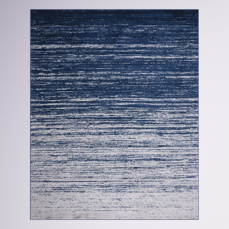 Ayoki Navy/Gray Area Rug