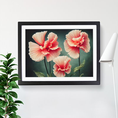 Pleasing Carnation Flowers - Single Picture Frame Print