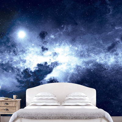 Planet In Outer Space Galaxy Border
