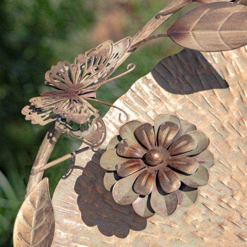 Emaliya Iron Birdbath